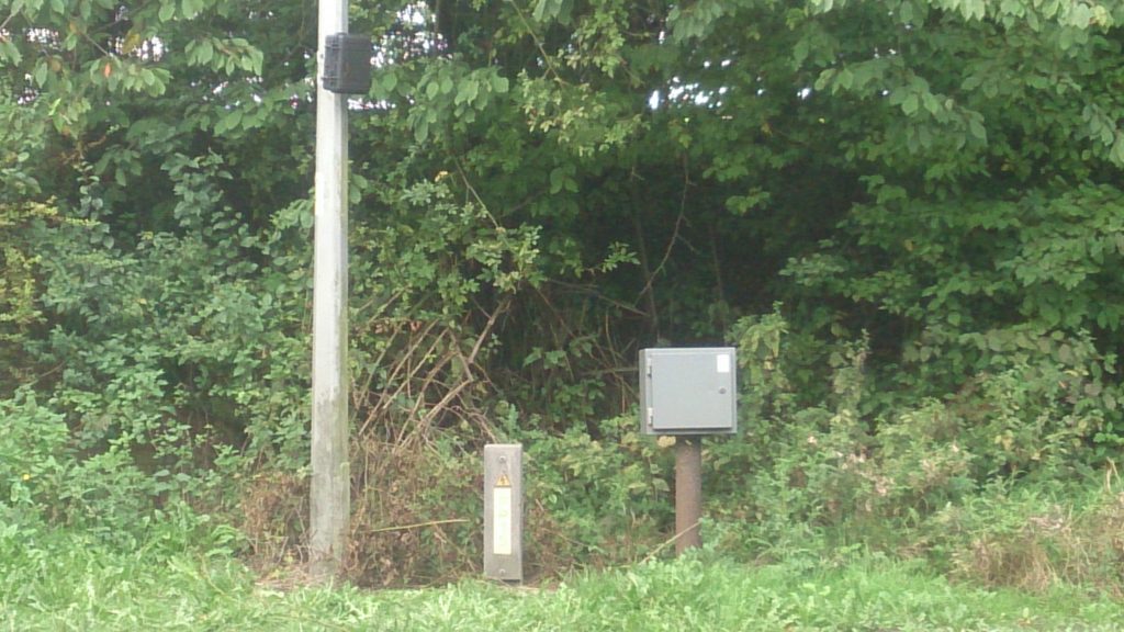 Loop counter next to the carriageway