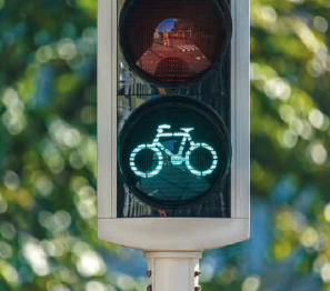 Swarco bicycle traffic light