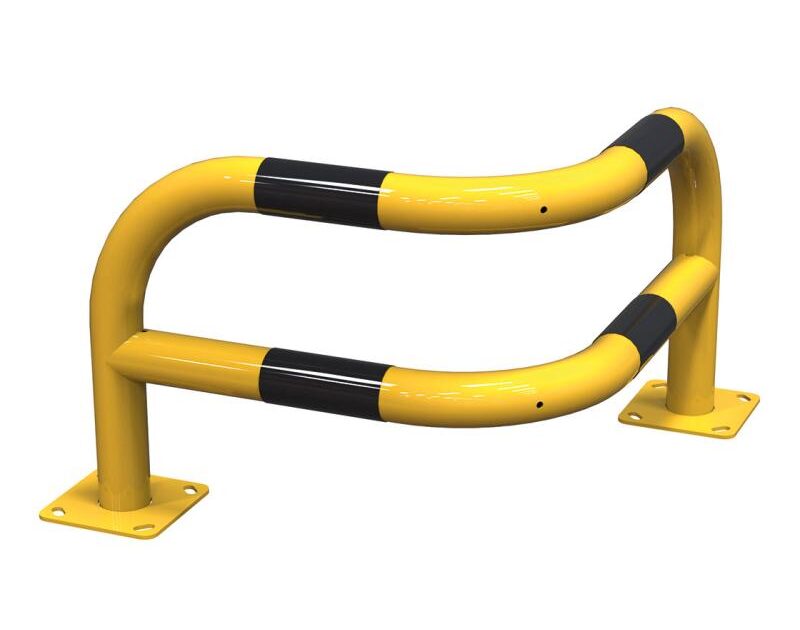 Angled corner safety barrier – 430 mm - image Angled corner safety barrier – 430 mm - image