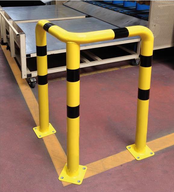 High impact corner safety barrier -site image High impact corner safety barrier -site image