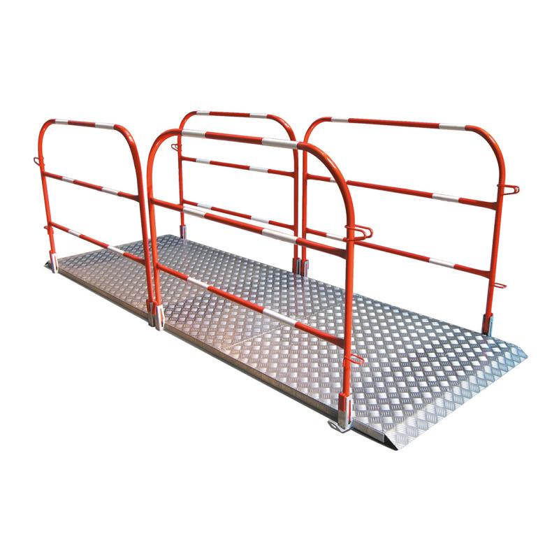 Pedestrian bridges for site safety - image
