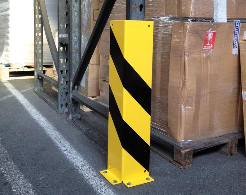 Racking impact guards - site image Racking impact guards - site image